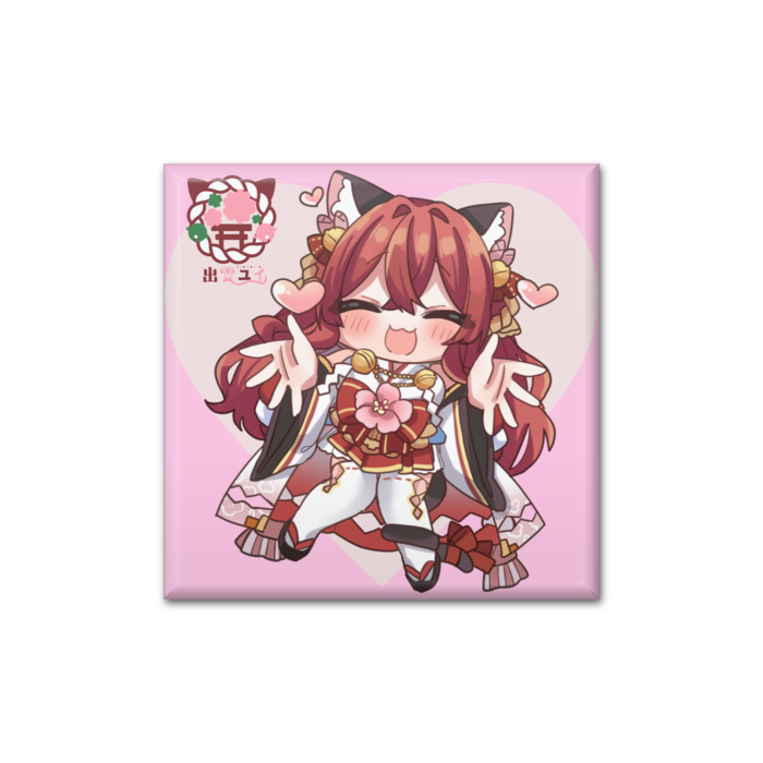 缶バッジ - 四角形40mm