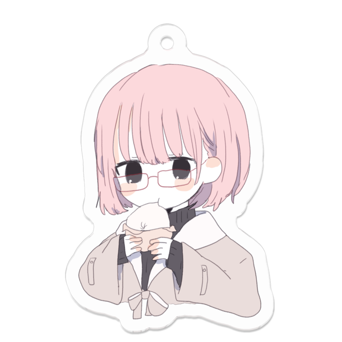 アクリルキーホルダー - 50 x 50 (mm)