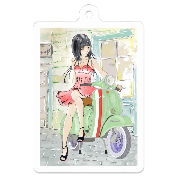 アクリルキーホルダー - 50 x 50 (mm)