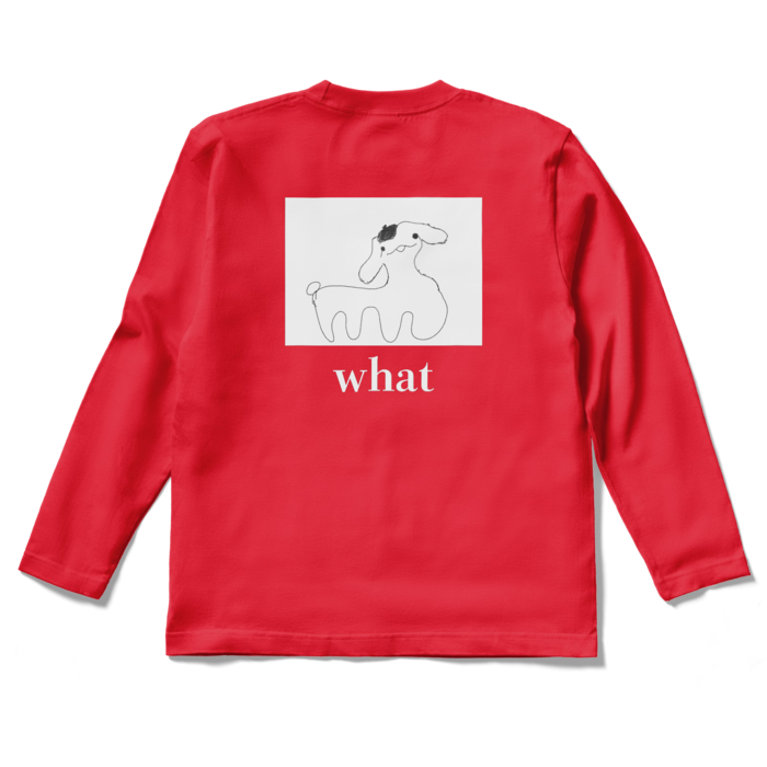 ロングスリーブTシャツ - S - レッド