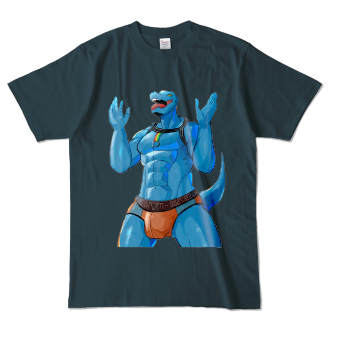 カラーTシャツ - L - デニム (濃色)