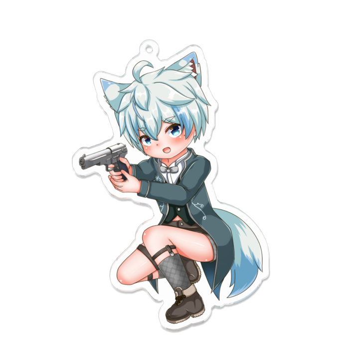 アクリルキーホルダー - 100 x 100 (mm)
