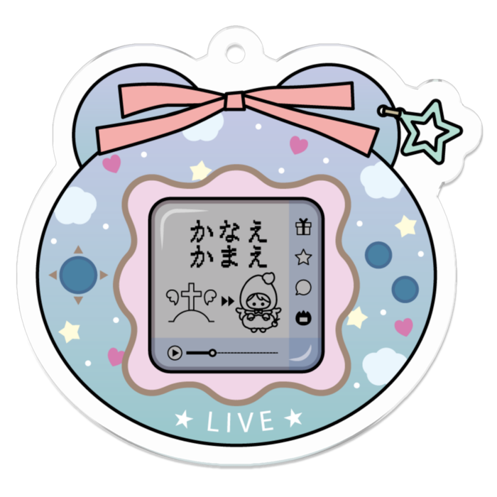 アクリルキーホルダー - 50 x 50 (mm)