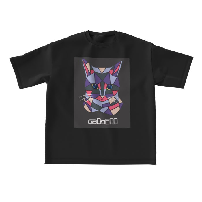 ビッグシルエットTシャツ - L - 両面