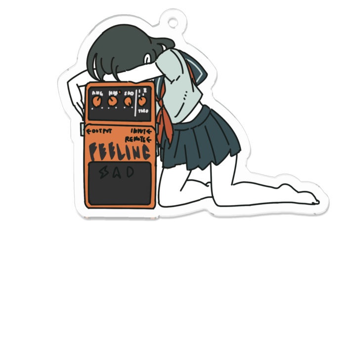 アクリルキーホルダー - 70 x 70 (mm)