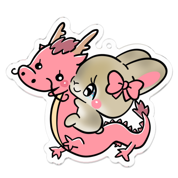 アクリルキーホルダー - 70 x 70 (mm)