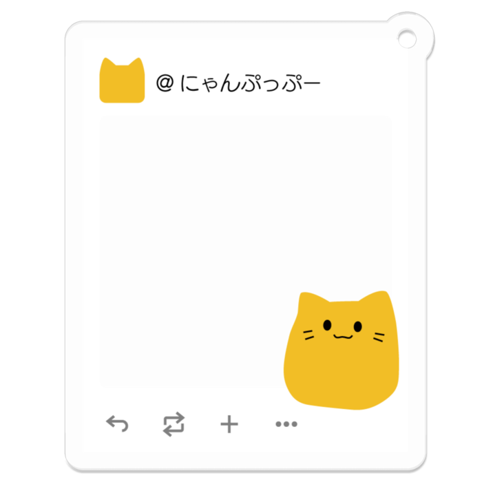 アクリルキーホルダー - W50 × 50mm 以内