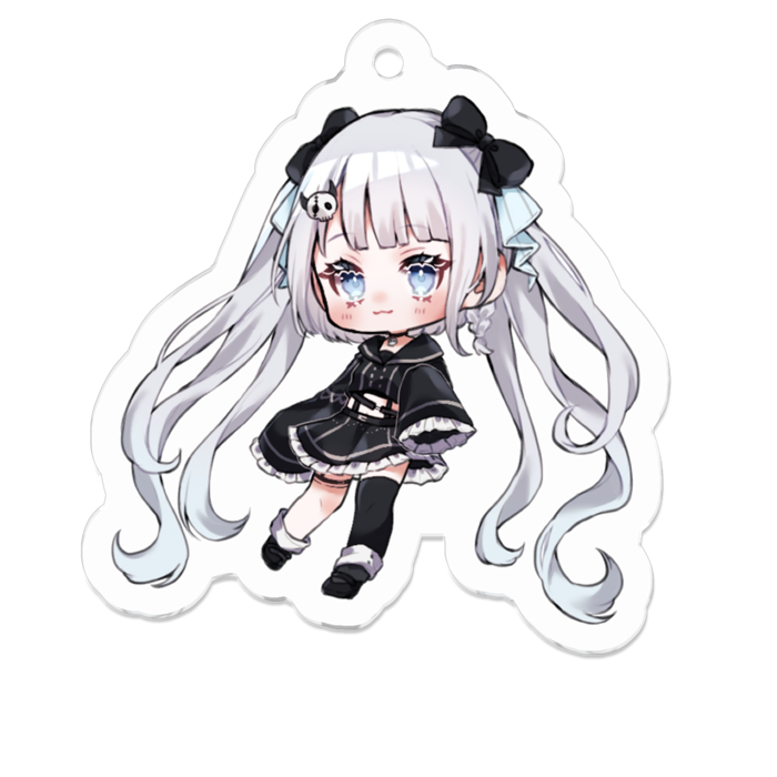 アクリルキーホルダー（コーティング） - 50 x 50 (mm)