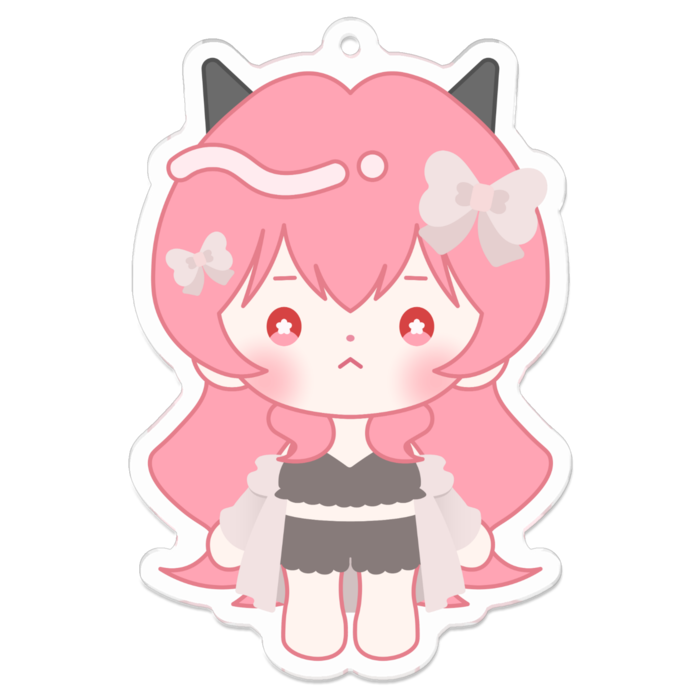 アクリルキーホルダー（コーティング） - 70 x 70 (mm)