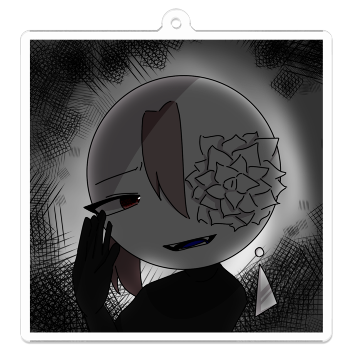 アクリルキーホルダー - 70 x 70 (mm)