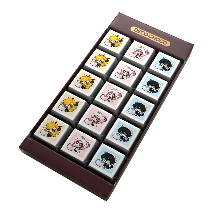 DECOチョコ - 列ごとにデザイン