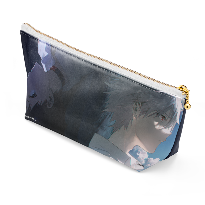 ポーチ - 長さ21.5cm / 高さ10cm - ホワイト