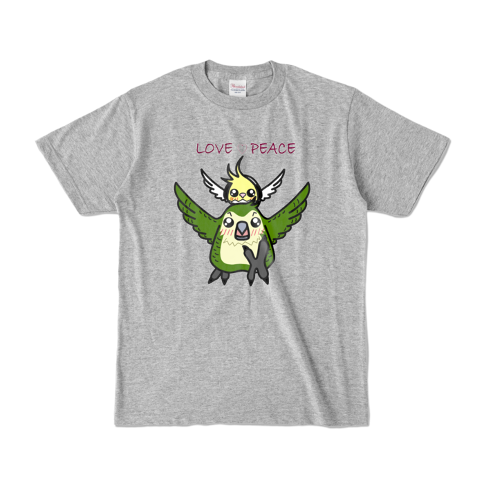 カラーTシャツ - S - 杢グレー (濃色)