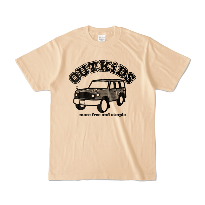 カラーTシャツ - S - ナチュラル (淡色)