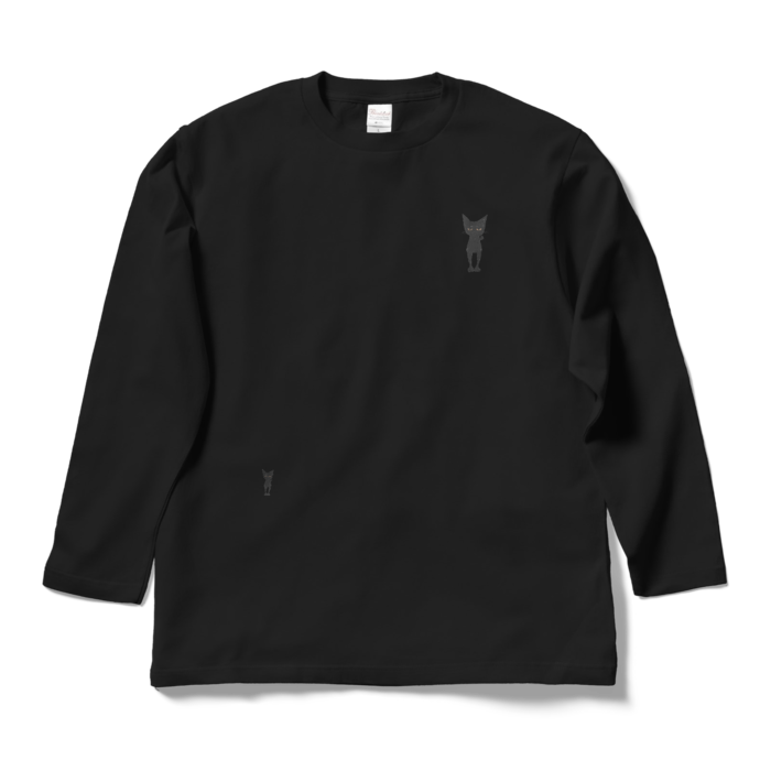 ながらん２まるロングスリーブTシャツ - L - ブラック