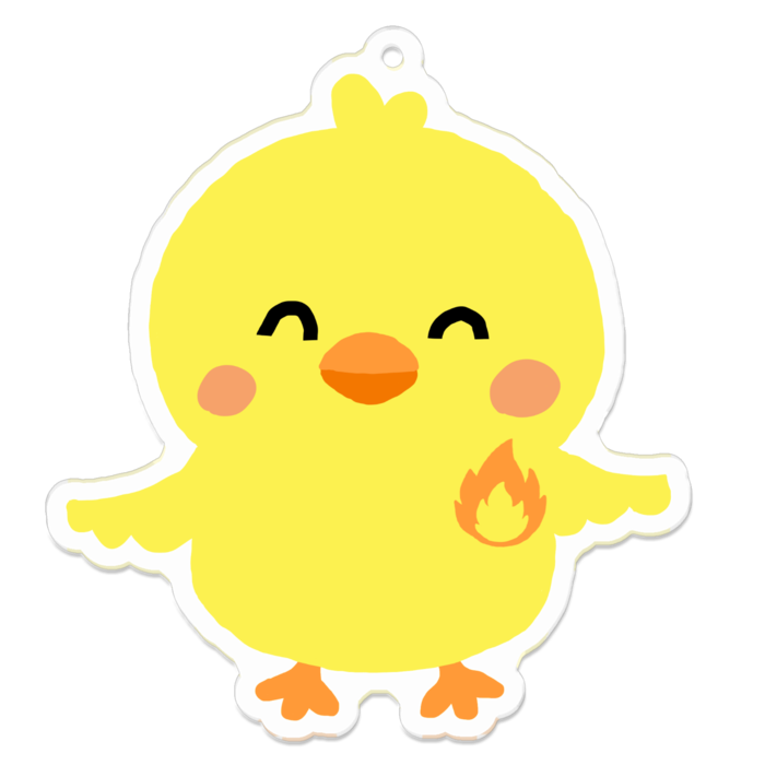 アクリルキーホルダー - 70 x 70 (mm)