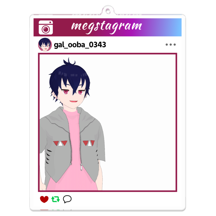 おでかけガル - 100 x 100 (mm)