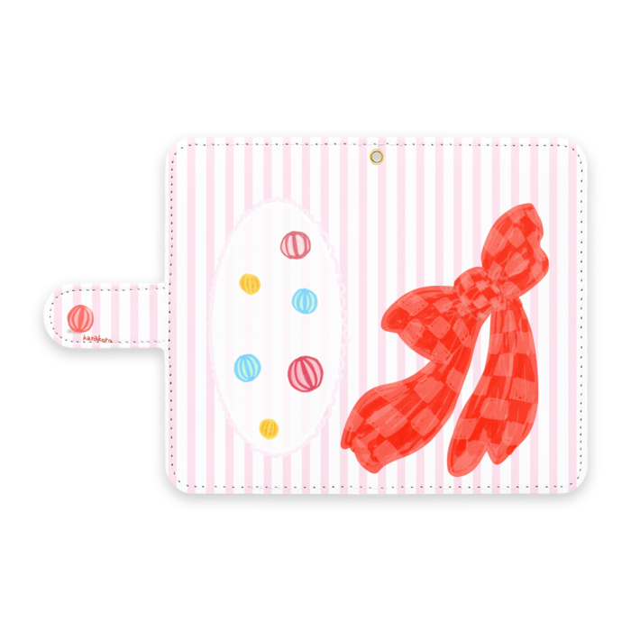 手帳型Androidケース - S - ストラップ穴 あり