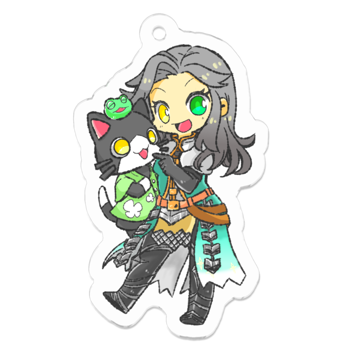 アクリルキーホルダー - 50 x 50 (mm)