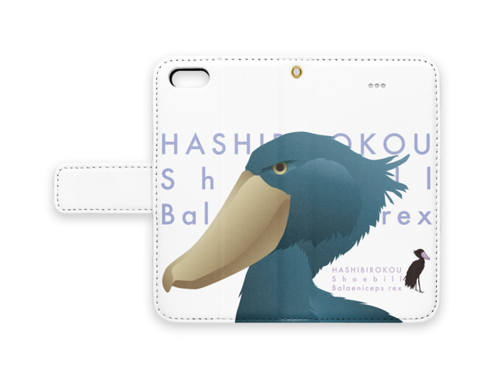 手帳型iPhoneケース - iPhone5 - ストラップ穴 あり