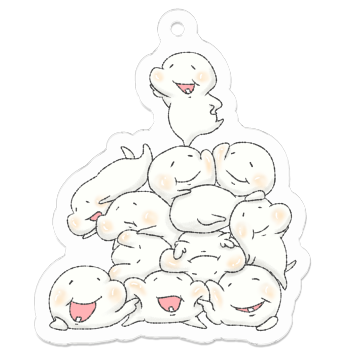 アクリルキーホルダー - 50 x 50 (mm)