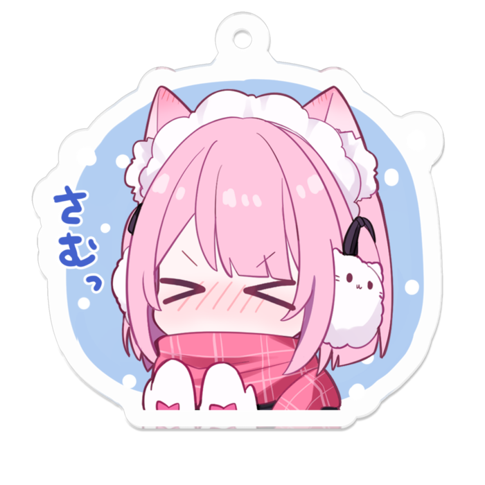 アクリルキーホルダー（コーティング） - 50 x 50 (mm)