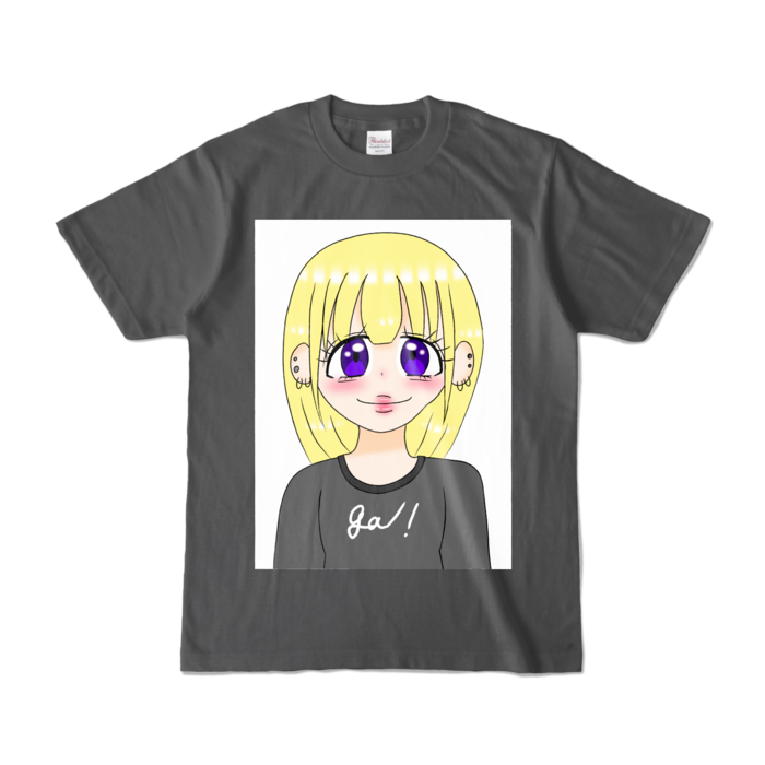 カラーTシャツ - S - チャコール (濃色)