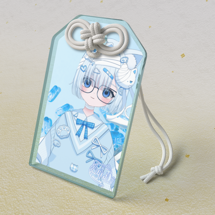 アクリルお守り - 50 × 80mm