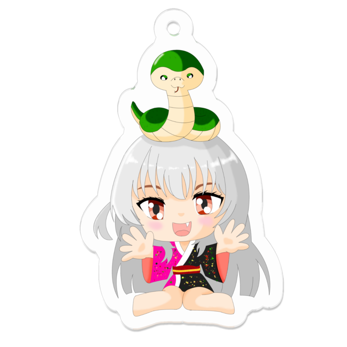 アクリルキーホルダー - 50 x 50 (mm)