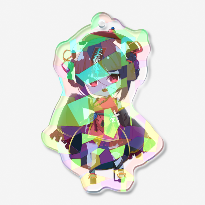 ホログラムアクリルキーホルダー - 50 × 50mm