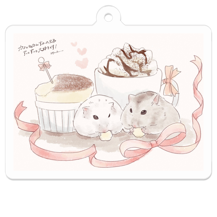 アクリルキーホルダー - 50 × 50 (mm)