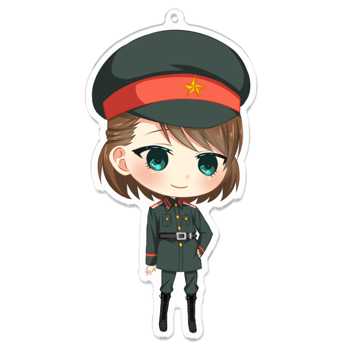 アクリルキーホルダー - 100 x 100 (mm)