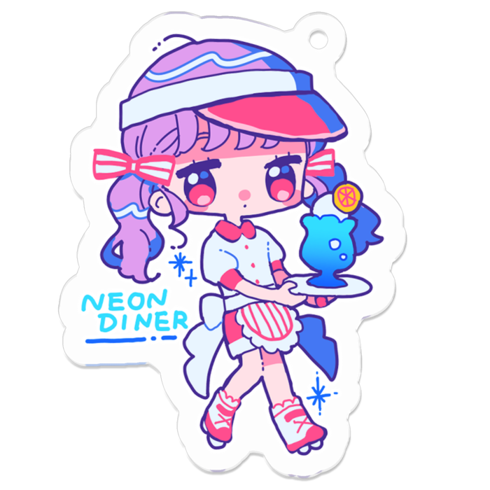 アクリルキーホルダー - 50 x 50 (mm)