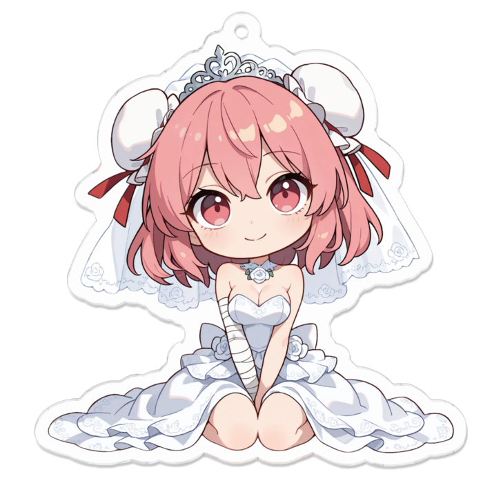 アクリルキーホルダー - 70 x 70 (mm)(キャラのみ)