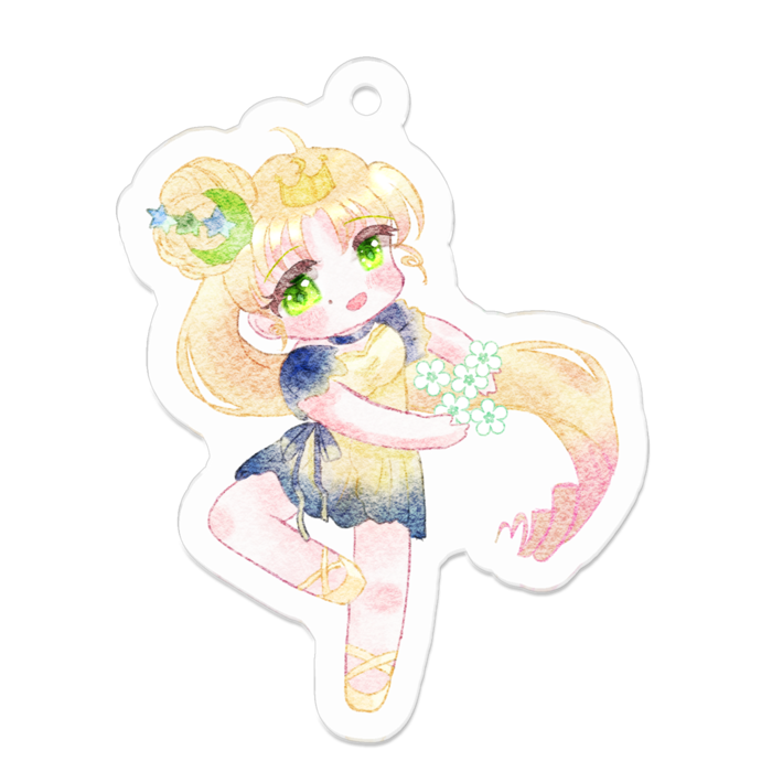 アクリルキーホルダー（コーティング） - 50 x 50 (mm)