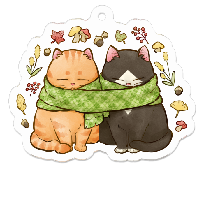 アクリルキーホルダー - 50 x 50 (mm)