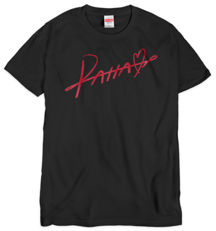 MAMA’S サインTシャツ ブラック(シルクスクリーン印刷) - XL -