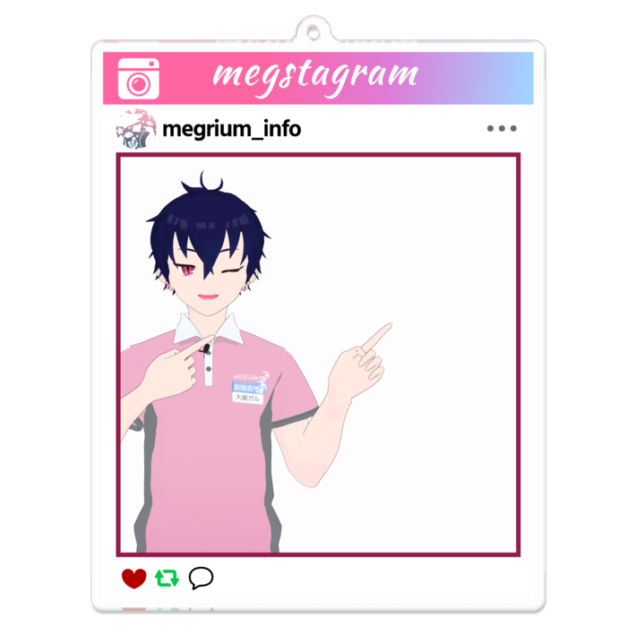 おでかけ副館長 - 100 x 100 (mm)