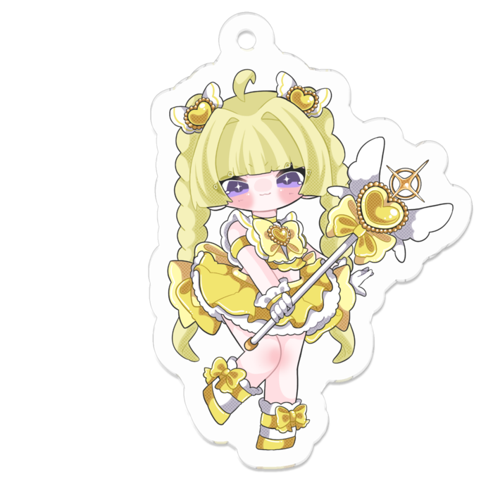 アクリルキーホルダー - 50 x 50 (mm)