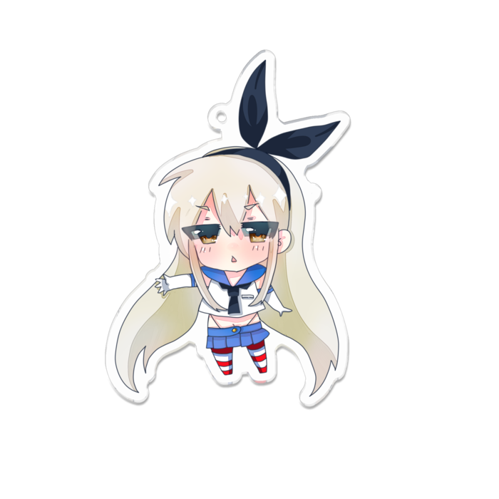 アクリルキーホルダー - 100 x 100 (mm)