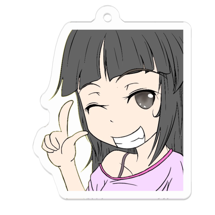 アクリルキーホルダー - 50 x 50 (mm)