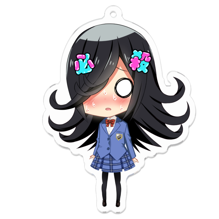 アクリルキーホルダー - 70 x 70 (mm) - 動揺Ver