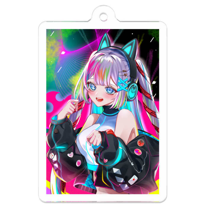 アクリルキーホルダー - 50 x 50 (mm)