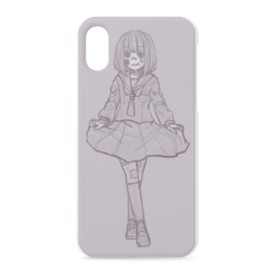 創作セーラー服女子 Iphoneケース おそるおそる Booth