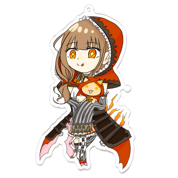 アクリルキーホルダー - 100 x 100 (mm)