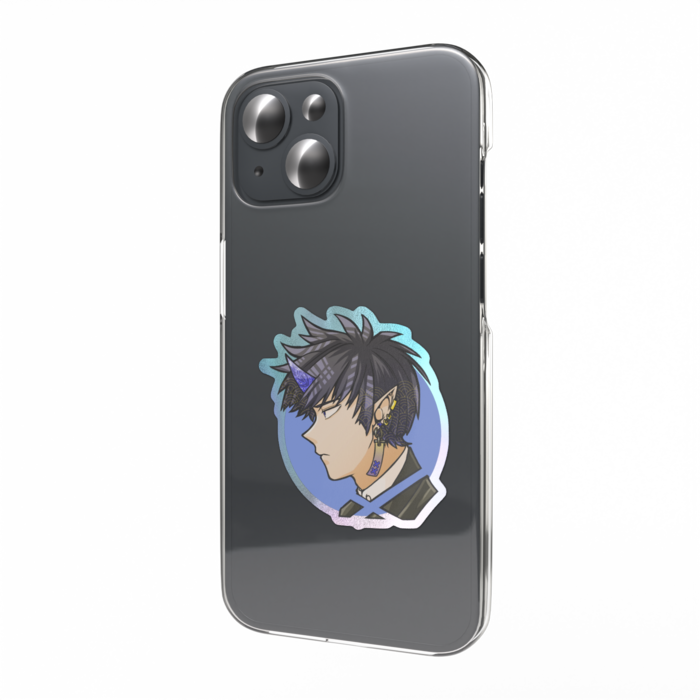 オーロラスマホステッカー - 縦