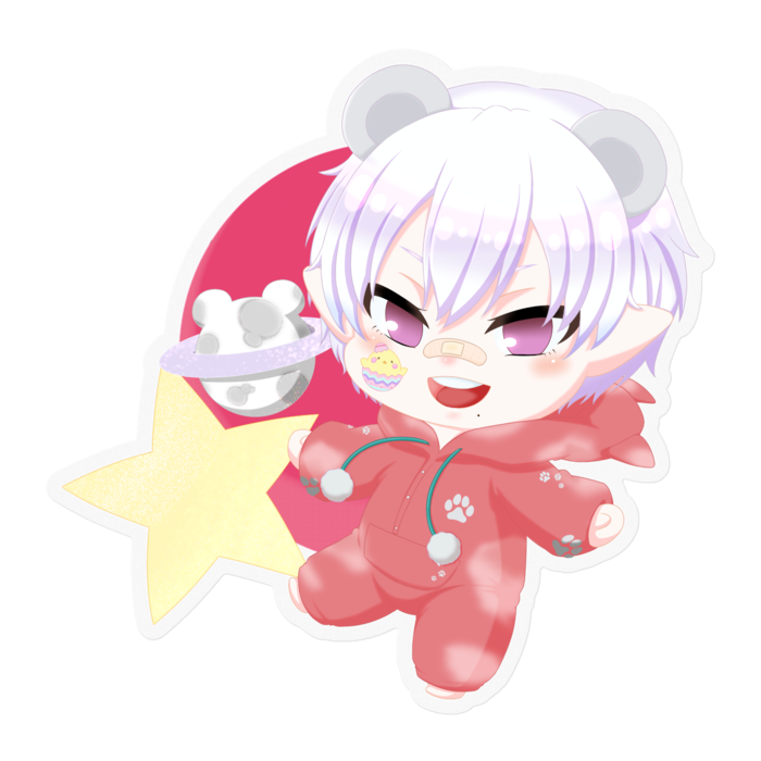 ステッカー 背景クリア