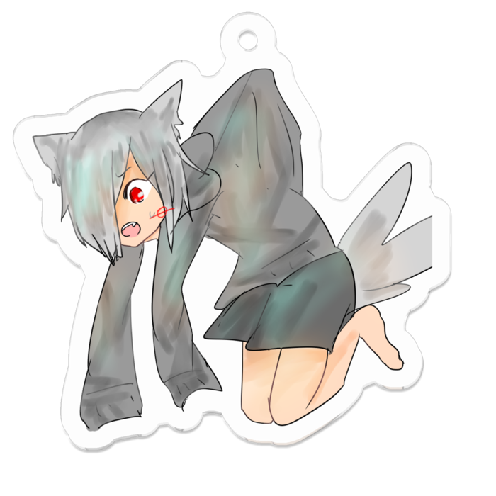 アクリルキーホルダー - 50 x 50 (mm)