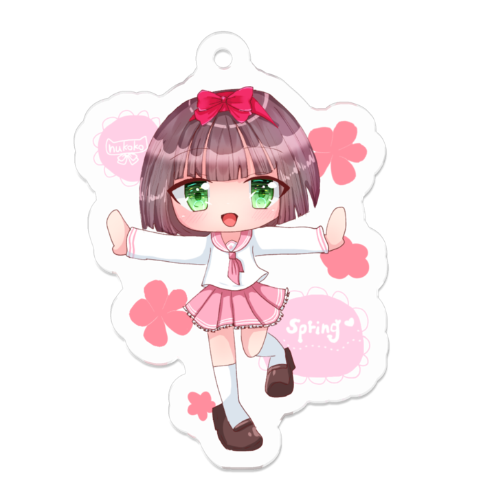 アクリルキーホルダー - 50 x 50 (mm)