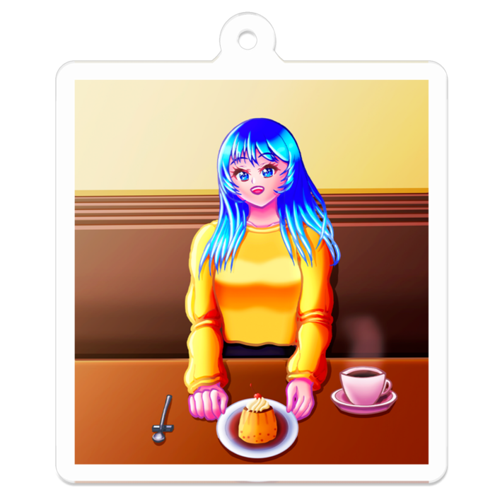 アクリルキーホルダー - 50 x 50 (mm)